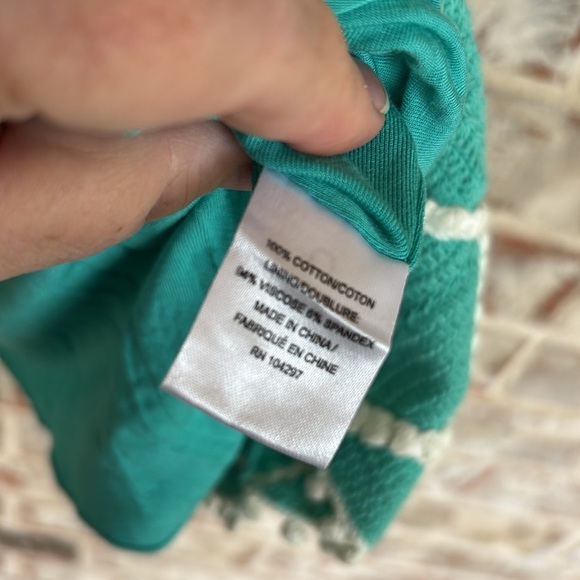 Molly of New York Teal Crochet Diamond Pattern sleeveless A-line Dress - Picture 6 of 10